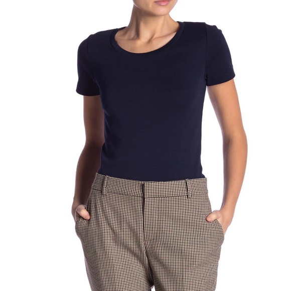 J. Crew Coral Rose Short Sleeve Crew Neck Tee-Shirt - Picture 5 of 8